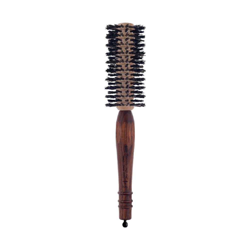 3ME Maestri Round Brush — Reinforced Boar Bristle, High Diffusion