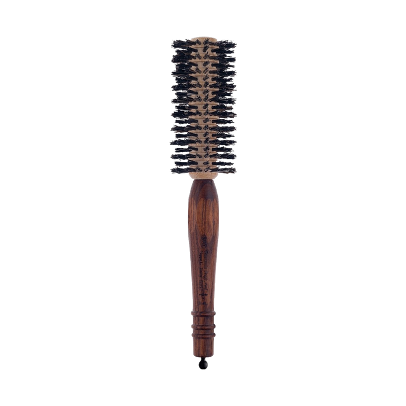 3ME Maestri Round Brush — Reinforced Boar Bristle, High Diffusion