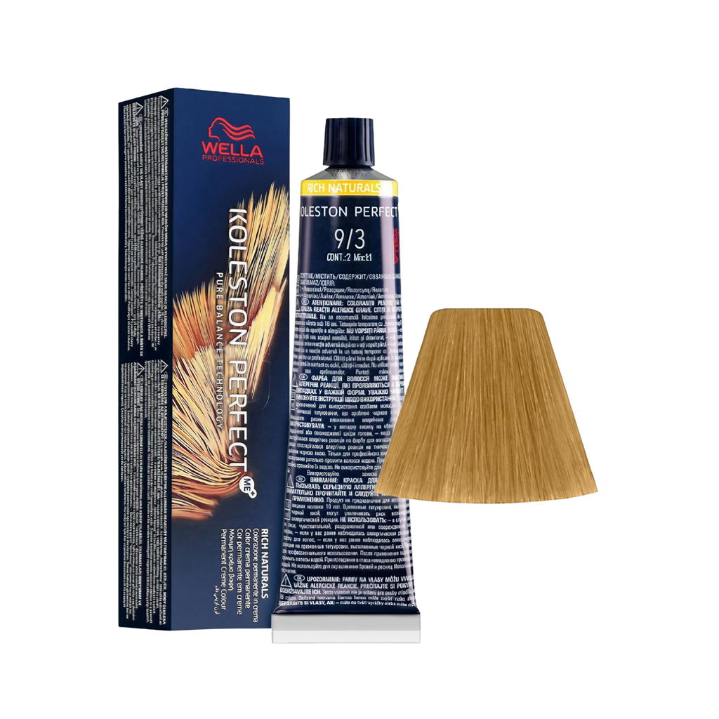 Wella Koleston Perfect ME+ Permanent Hair Colour — 9.3 Very Light Golden Blonde