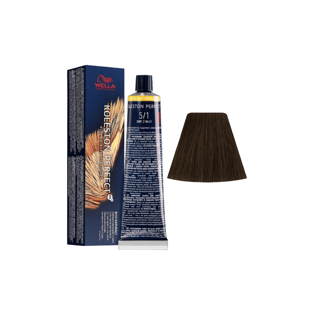 Wella Koleston Perfect ME+ Permanent Hair Colour — 5.1 Light Ash Brown