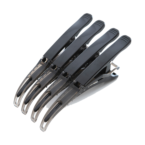 Black Star Eagle-Beak Plastic Hair Clips