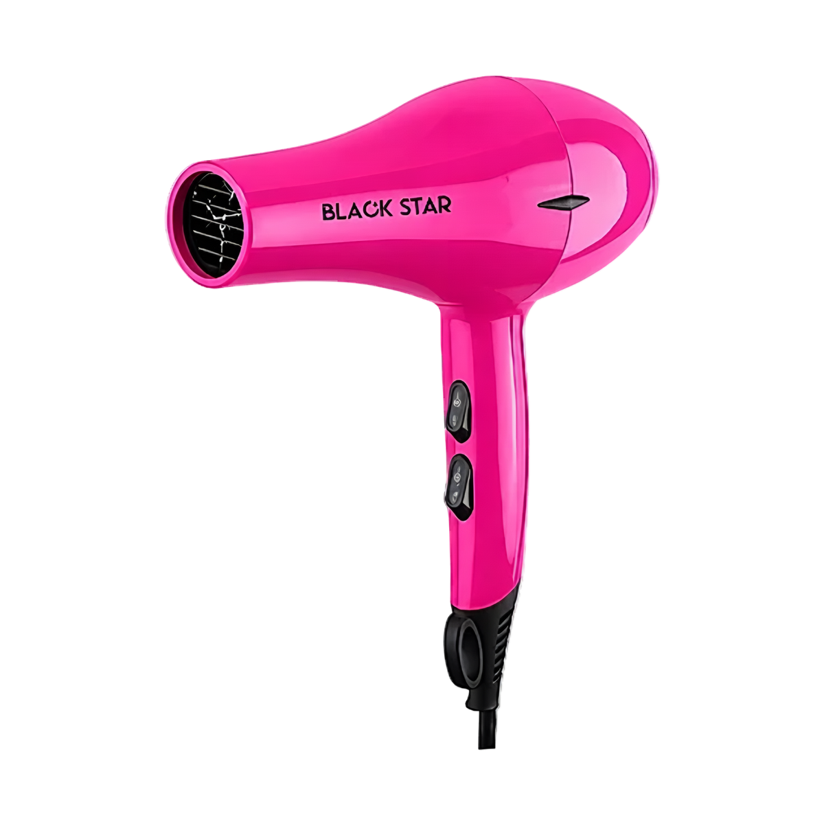 Black Star Turbo Piuma Bubble Gum Hairdryer Soft Touch