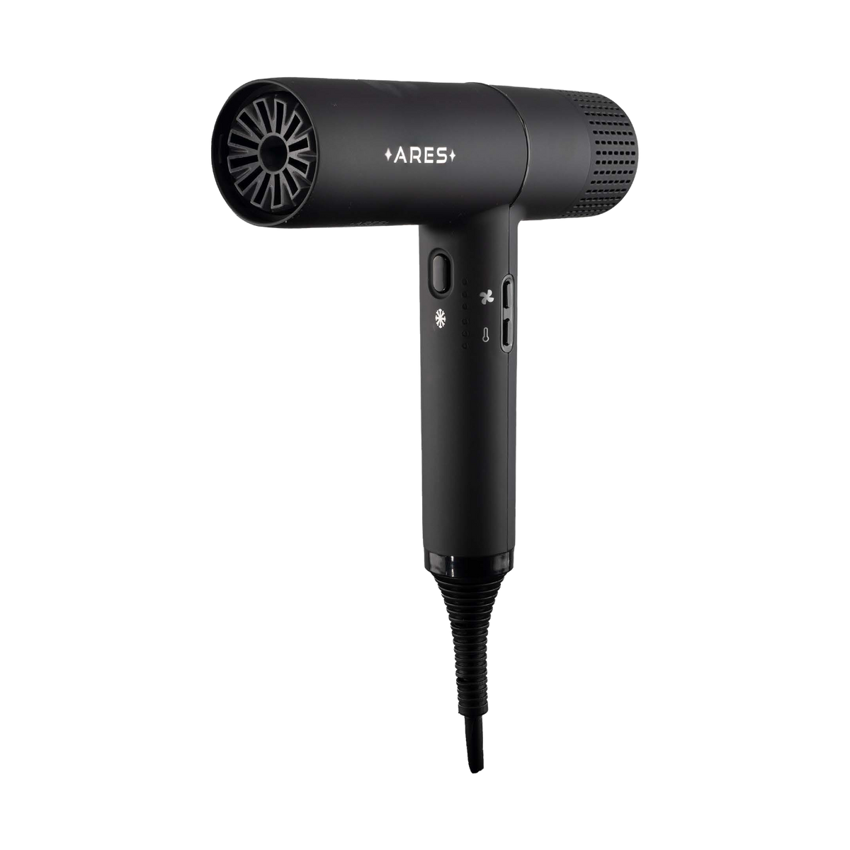 Black Star Platinum Ares asciugacapelli 1800 W, nero