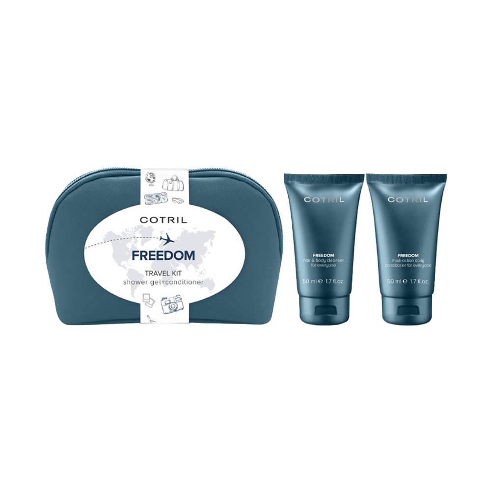 Pochette Freedom + Hair & Body Cleanser + Conditioner Travel