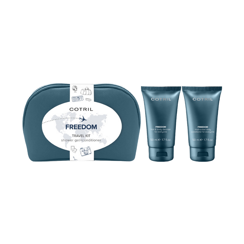 Pochette Freedom + Hair & Body Cleanser + Conditioner Travel