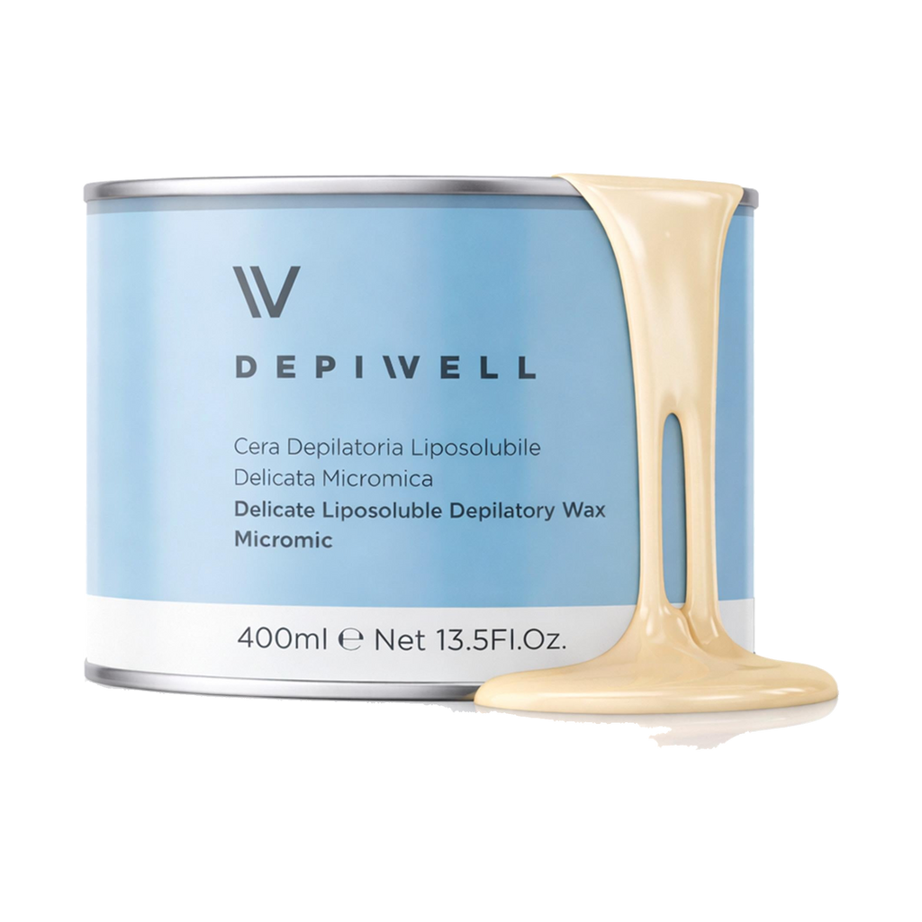Depiwell Depilatory Wax Jar — 400 ml jar / Micro-mica