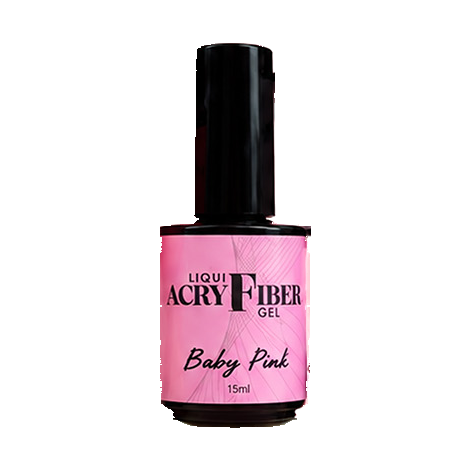 Golden Nails Liqui Acry Fiber Gel 15 ml, colore Baby Pink
