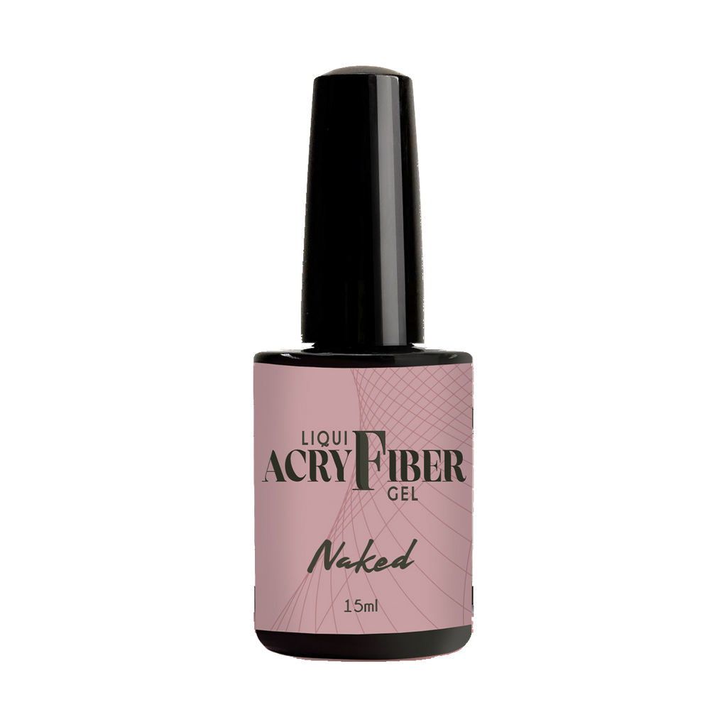 Golden Nails Liqui Acry Fiber Gel 15 ml, colore Naked