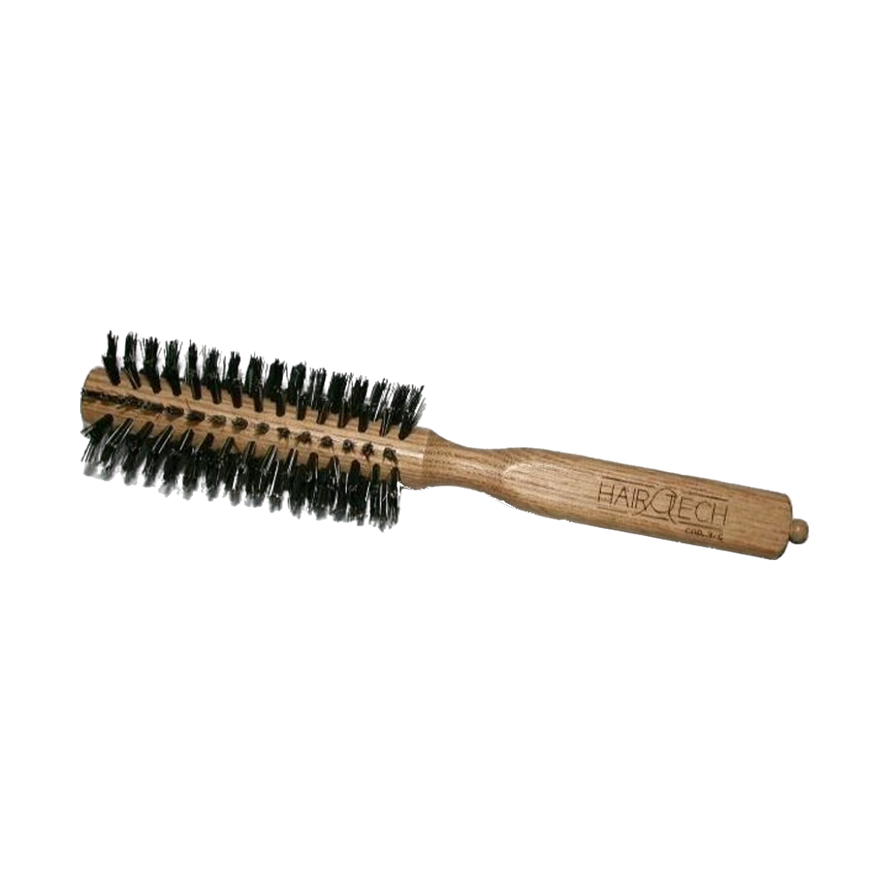Hair Tech Ash Wood Brush — Reinforced Boar Bristle