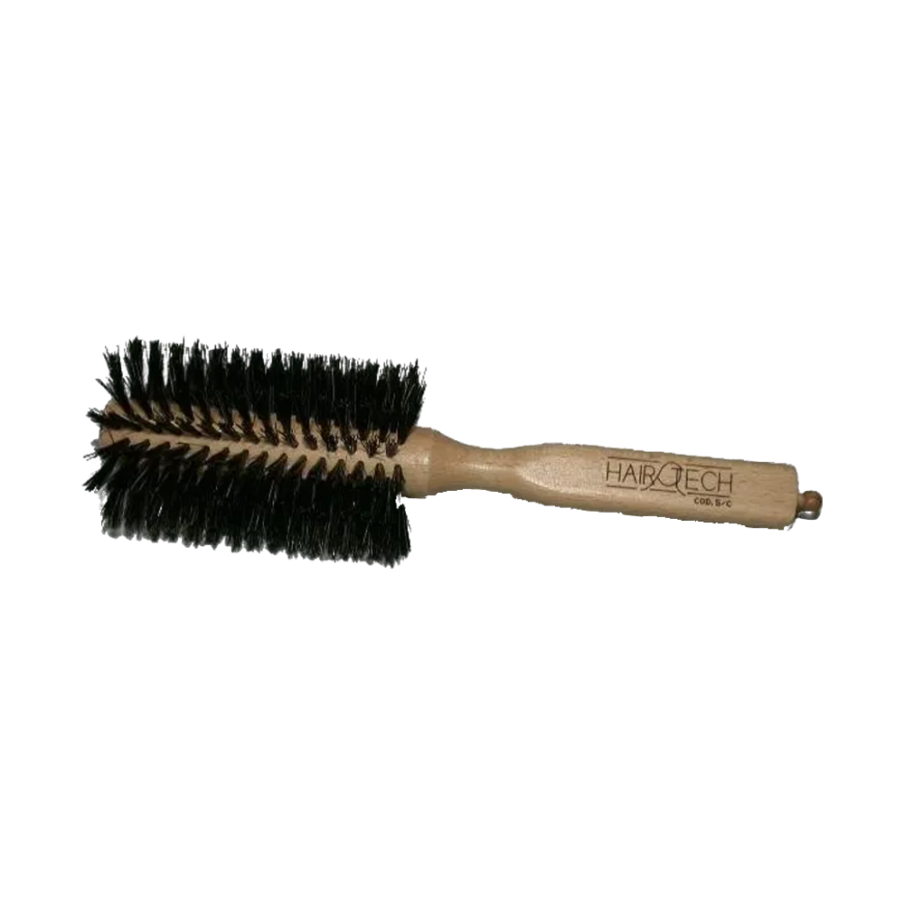 Hair Tech Ash Wood Brush — Reinforced Boar Bristle