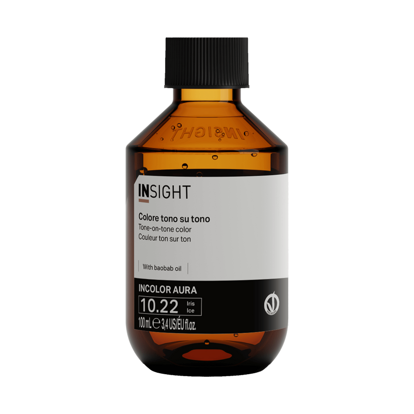 Insight Incolor Aura colore tono su tono, flacone da 100 ml (nella foto la nuance 10.22 Iris Ice)
