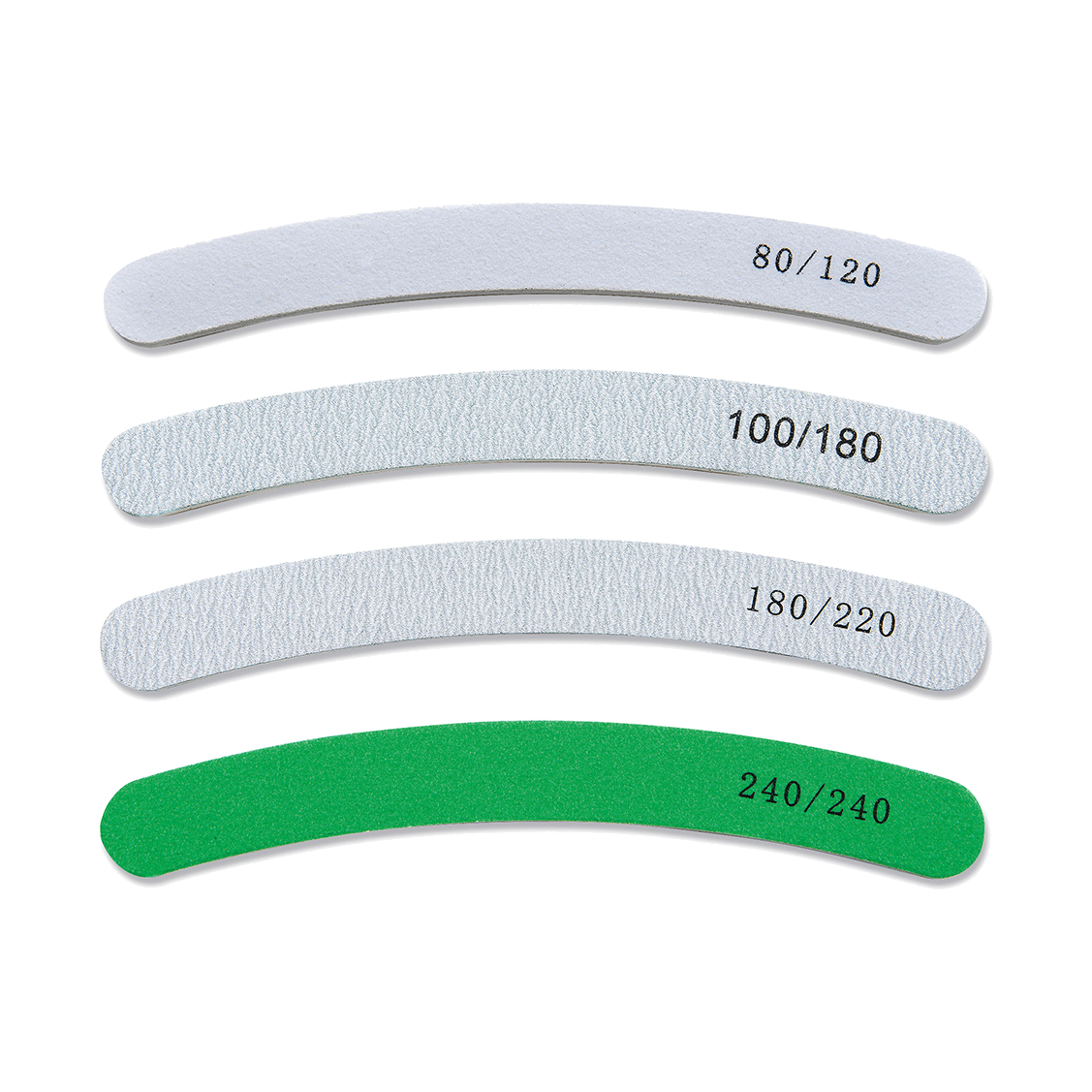 Black Star Rubber-Backed Boomerang Nail File