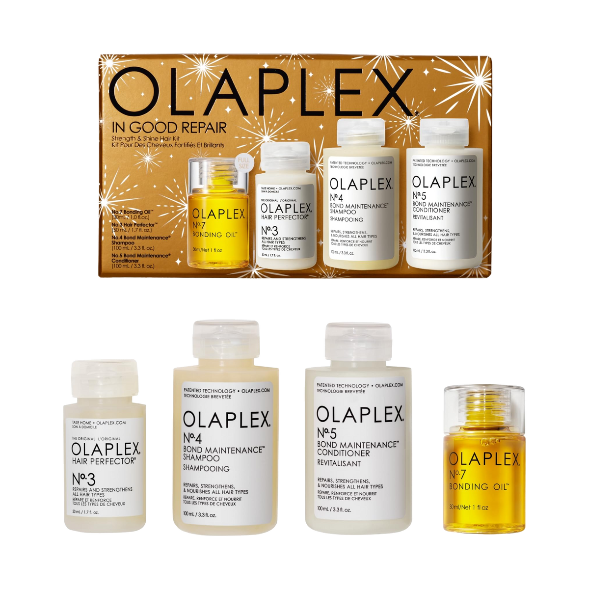 Olaplex In Good Repair Strength & Shine Hair Kit — 4 pz