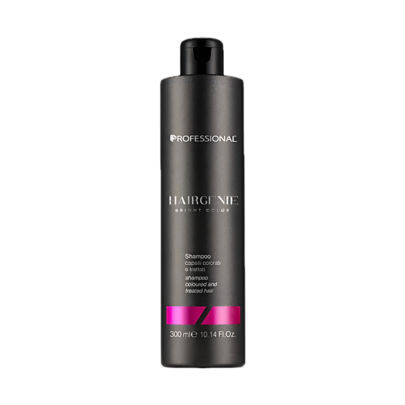Hairgenie Bright Color Shampoo for Coloured and Treated Hair — Professional