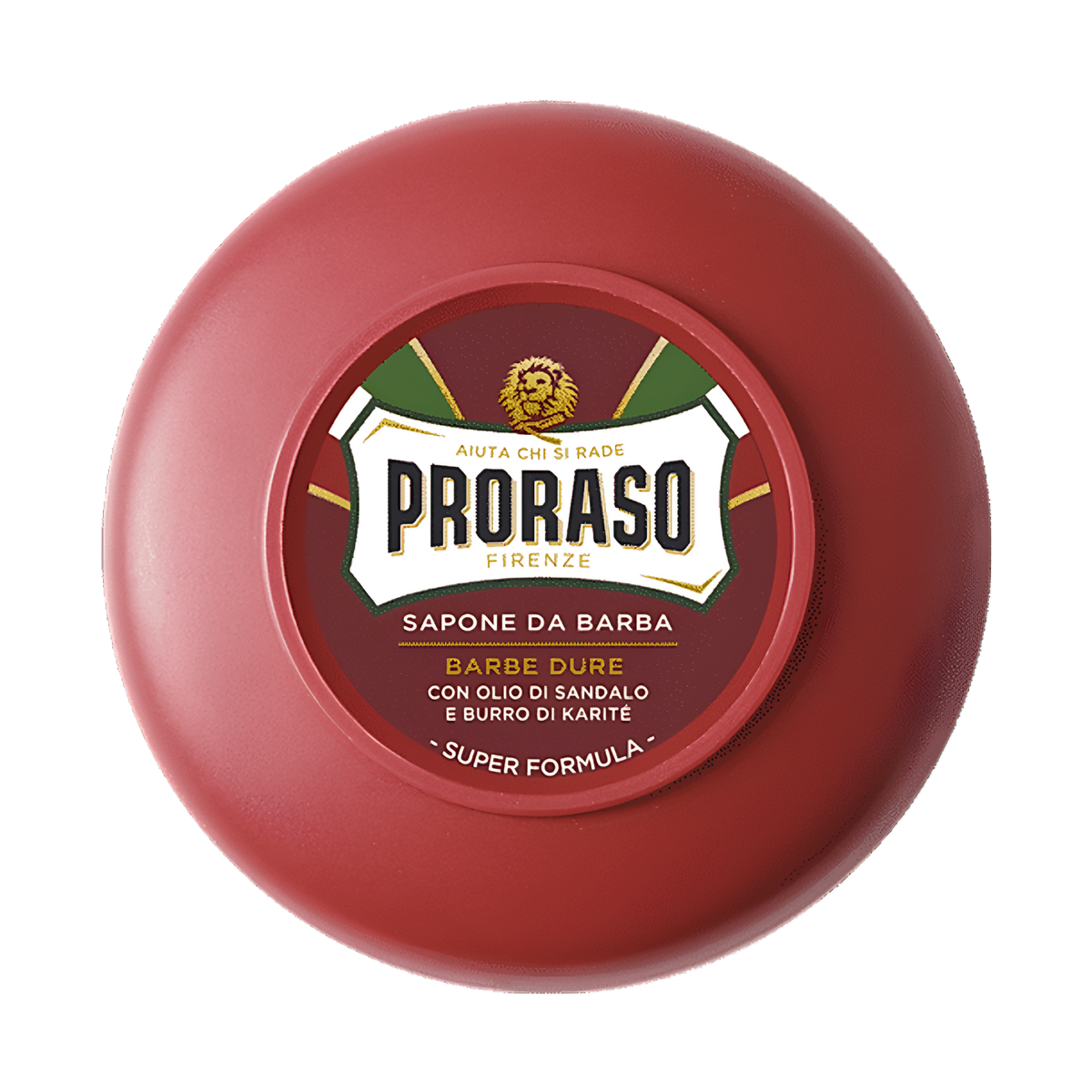 Proraso Sapone Ciotola Rosso Barbe Dure