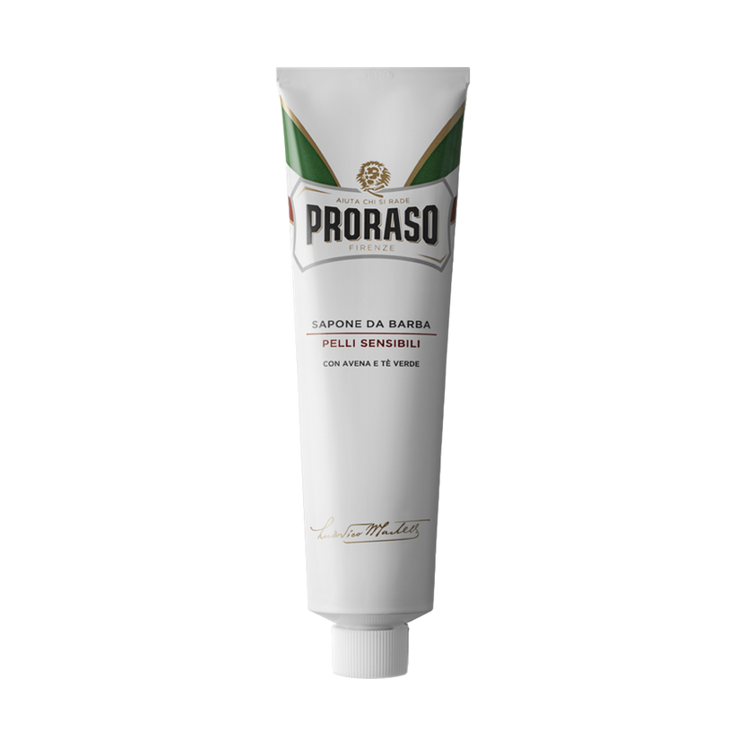 Proraso Sapone Tubo — Bianco anti-Irritazione Pelli sensibili
