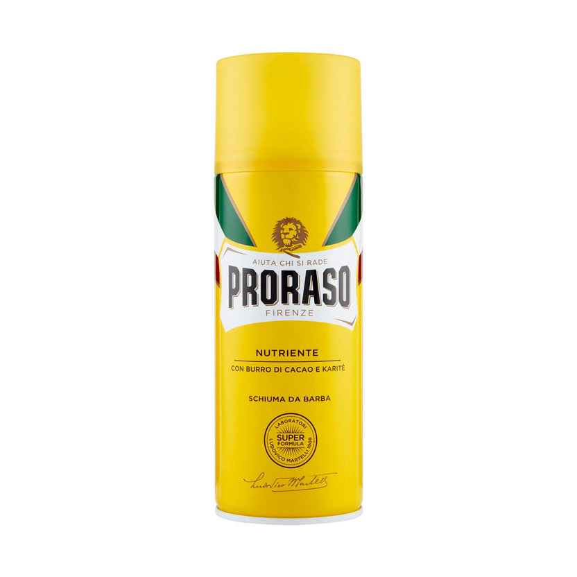 Proraso Schiuma Barba Gialla — Tutte Le Barbe Nutriente Rigenerante