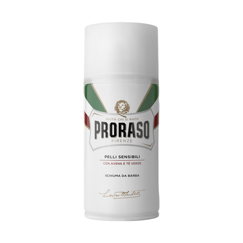 Proraso Schiuma Barba Bianca — Pelli Sensibili Avena E Tè Verde