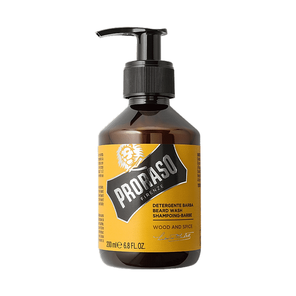 Proraso Orange Beard Wash — Liquid Beard Soap Wood And Spice