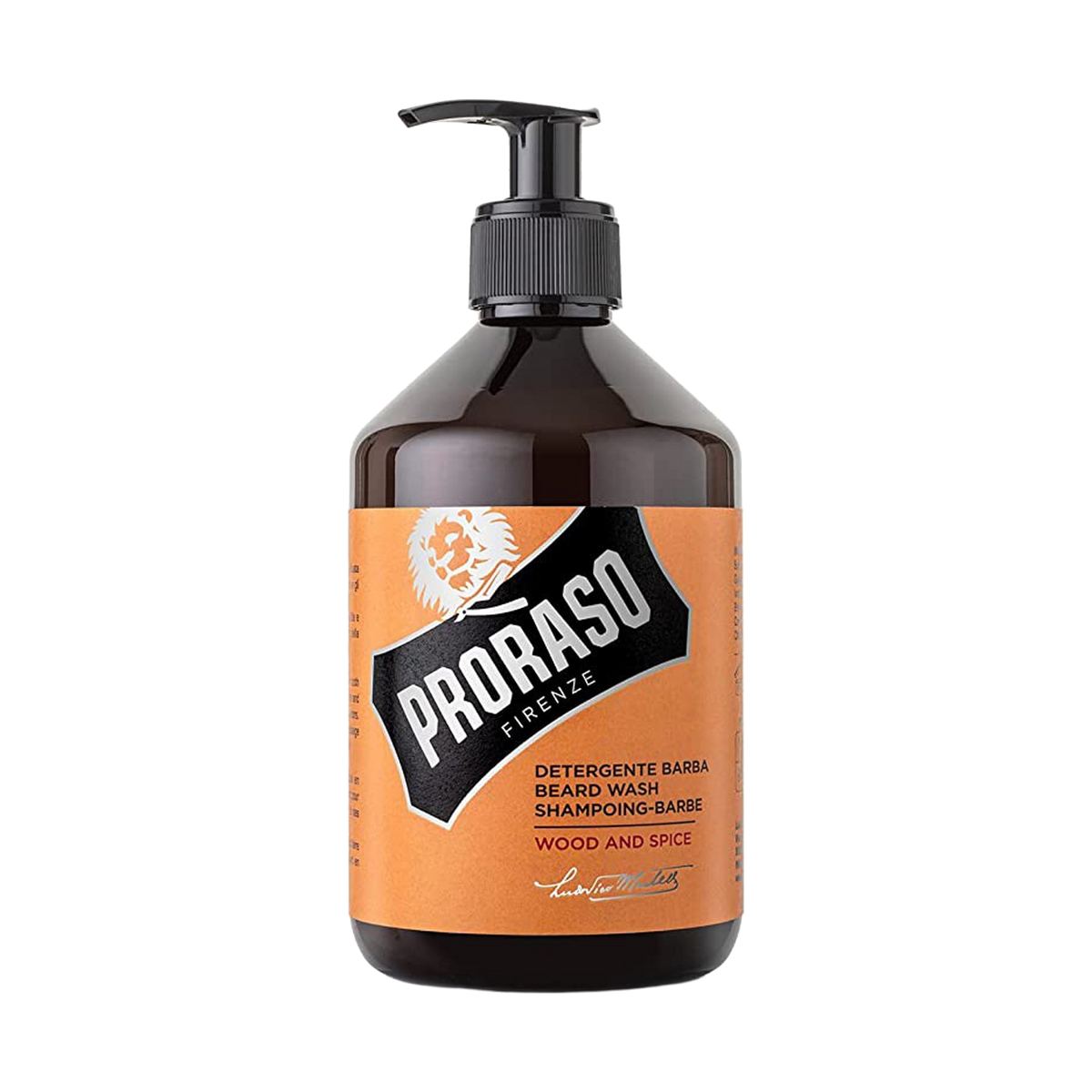 Proraso Orange Beard Wash — Liquid Soap Wood And Spice
