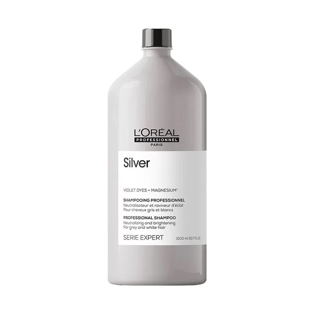 L'Oréal Professionnel Serie Expert Silver Shampoo Anti-Yellow — 1500 ml bottle