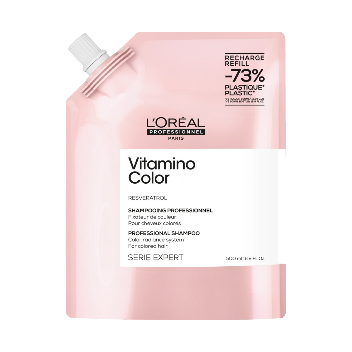 L'Oréal Professionnel Serie Expert Vitamino Color Shampoo Sublimatore del Colore — ricarica 500 ml