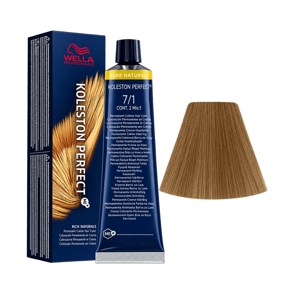 Wella Koleston Perfect ME+ 7.1 medium blonde ash