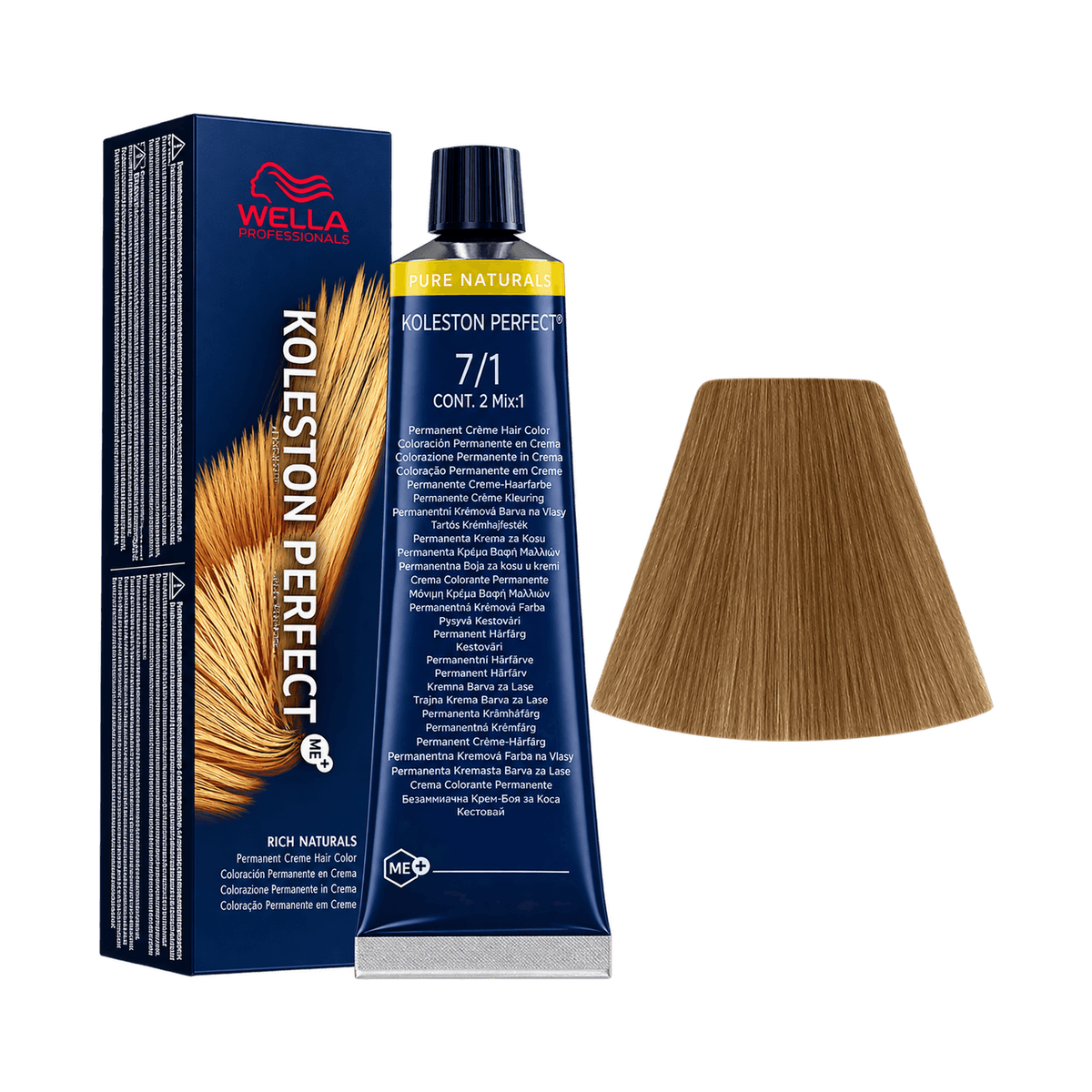 Wella Koleston Perfect ME+ 7.1 medium blonde ash