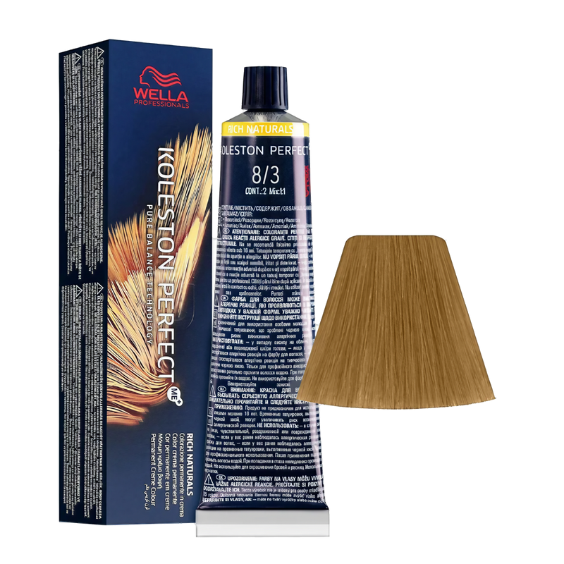Wella Koleston Perfect ME+ 8.3 biondo chiaro dorato