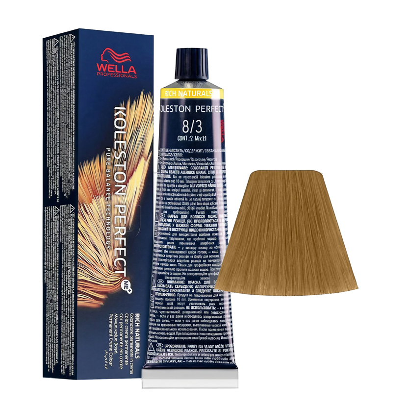 Wella Koleston Perfect ME+ 8.3 biondo chiaro dorato